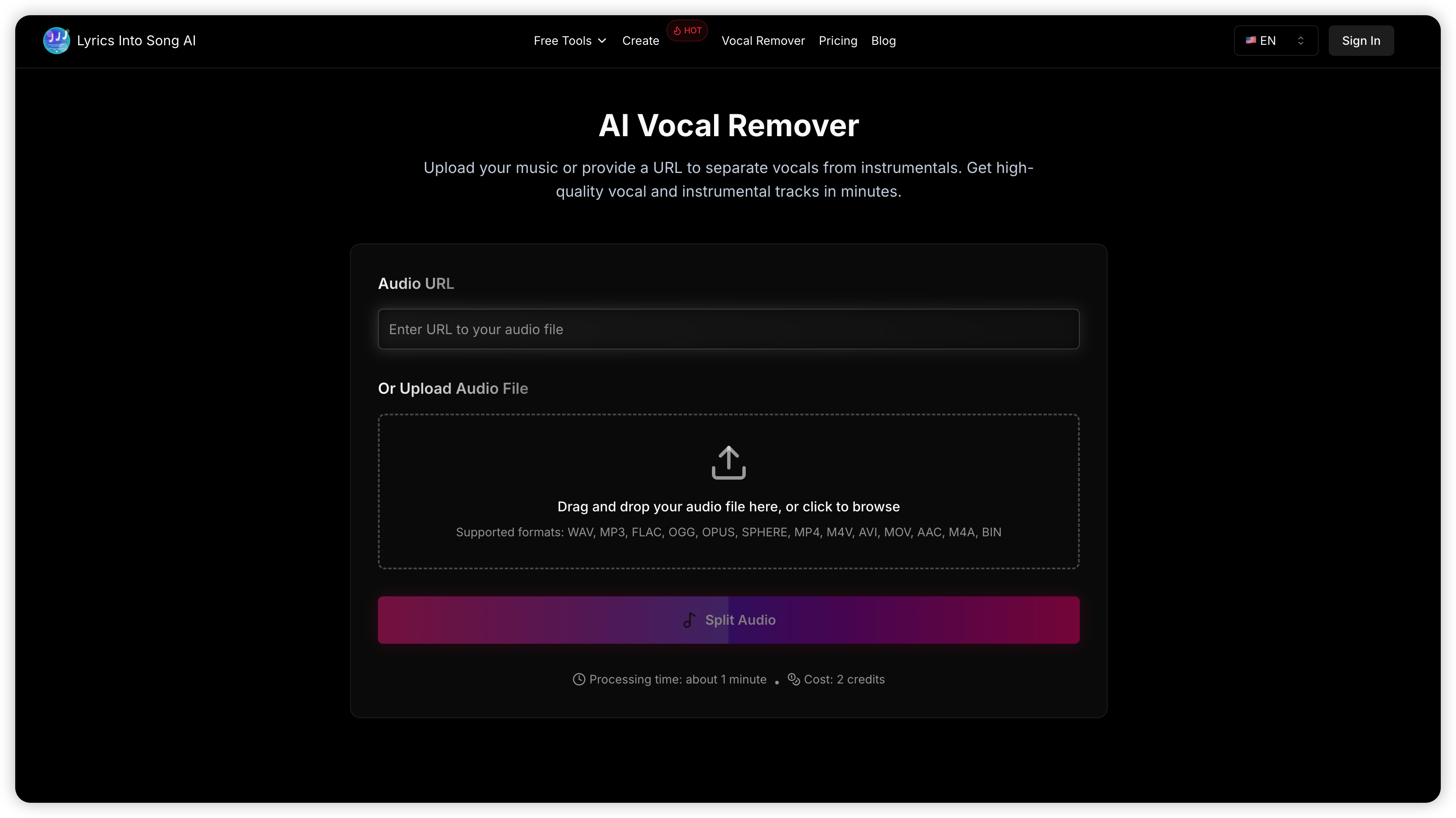 Vocal Remover